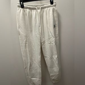 Glassine off white tennis sweatpants